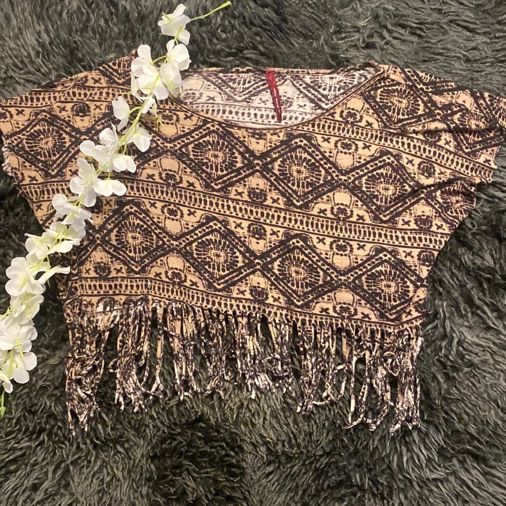 Miss Royal T Aztec Crop Top